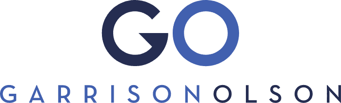 Garrisonolson marketing agency logo with Chicago-based text.